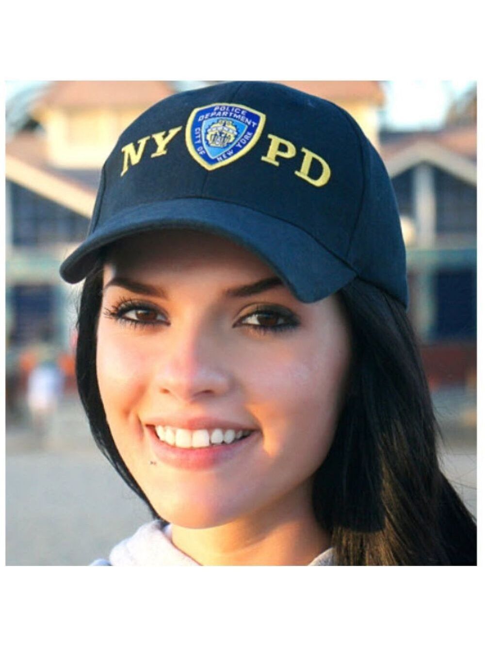Navy NYPD Shield Hat baseball cap unisex NWT